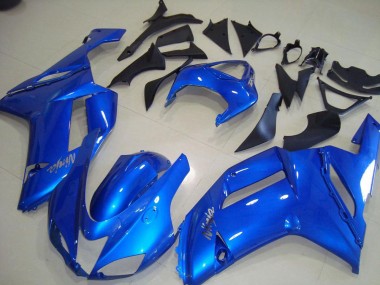 Blau 07-08 Kawasaki ZX6R Motorrad Verkleidungen