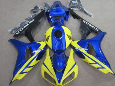 Blau Gelb 06-07 Honda CBR1000RR Motorrad Verkleidungen