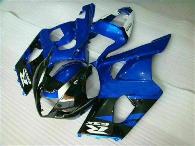 Blau Schwarz 03-04 Suzuki GSXR 1000 Motorrad Verkleidung