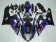 Blau Schwarz 05-06 Suzuki GSXR 1000 Motorrad Verkleidung