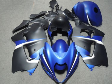 Blau Schwarz 96-07 Suzuki GSXR 1300 Hayabusa Motorrad Verkleidung