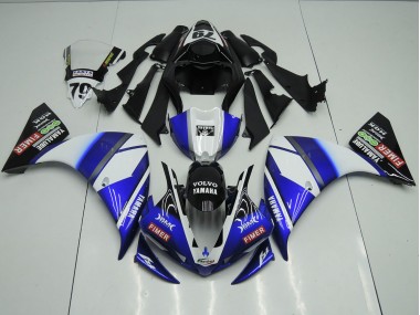 Blau Schwarz Sterilgarda 12-14 Yamaha YZF R1 Motorrad Verkleidung