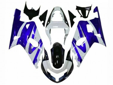 Blau Weiß 01-03 Suzuki GSXR 600/750 Motorrad Verkleidung