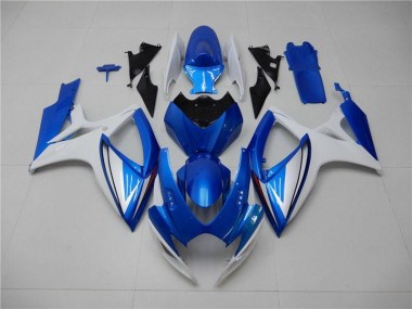 Blau Weiß 06-07 Suzuki GSXR 600/750 Motorrad Verkleidung