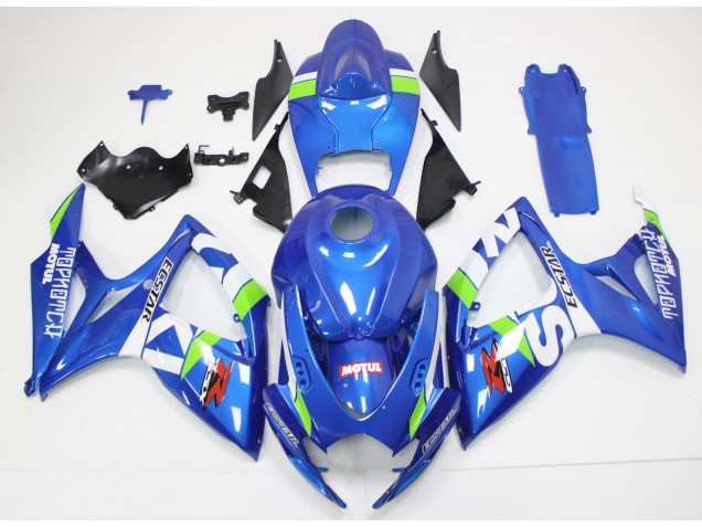 Blau Weiß 06-07 Suzuki GSXR 600/750 Motorrad Verkleidungen