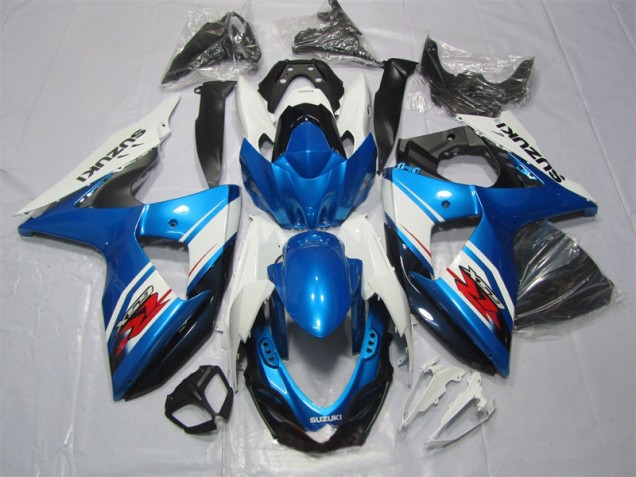 Blau Weiß 09-16 Suzuki GSXR 1000 Motorrad Verkleidung & Plastik