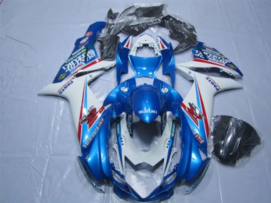 Blau Weiß 11-21 Suzuki GSXR 600 Motorrad Verkleidung