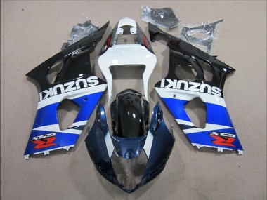 Blau weißer Aufkleber 03-04 Suzuki GSXR 1000 Motorrad Verkleidung