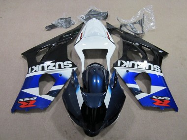 Blau weißer Aufkleber 03-04 Suzuki GSXR 1000 Motorrad Verkleidungen