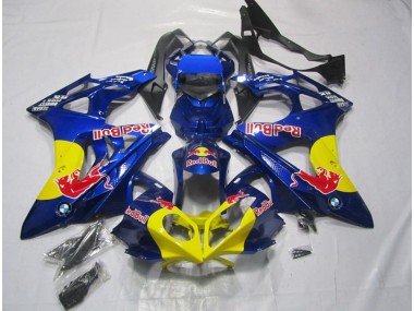 Gelb Blau Red Bull 09-14 BMW S1000RR Motorrad Verkleidung