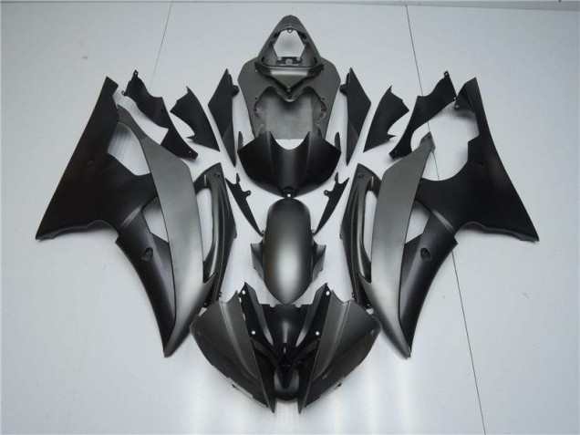 Grau Schwarz 08-16 Yamaha YZF R6 Motorrad Vollverkleidung