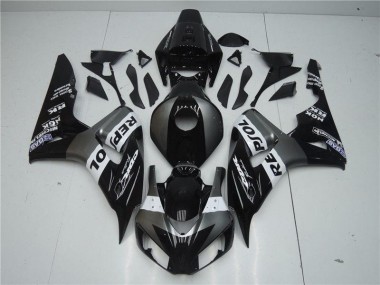 Grau Schwarz Repsol 04-05 Honda CBR1000RR Motorrad Verkleidungen