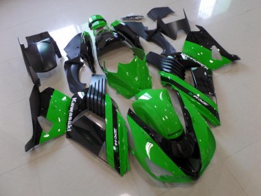 Grün und Schwarz 06-11 Kawasaki ZX14R ZZR1400 Motorrad Verkleidung