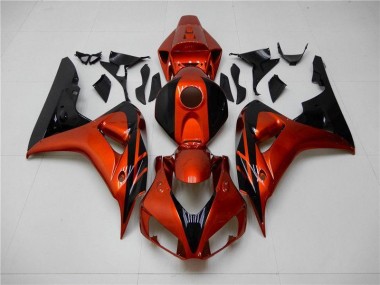 Orange Schwarz 06-07 Honda CBR1000RR Motorrad Verkleidung