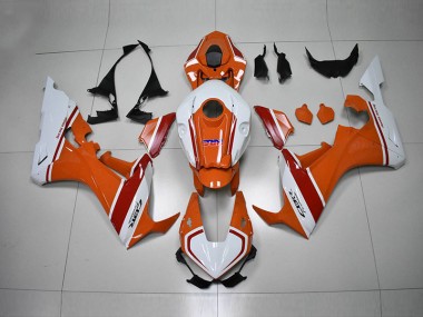 Orange Weiß HRC 17-20 Honda CBR1000RR Motorrad Verkleidung