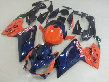 Orange und Dunkel blau 06-11 Aprilia RS125 Motorrad Verkleidung