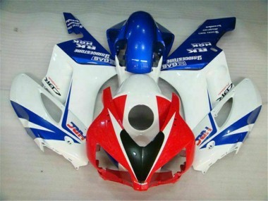 Rot Blau Weiß 04-05 Honda CBR1000RR Motorrad Verkleidung