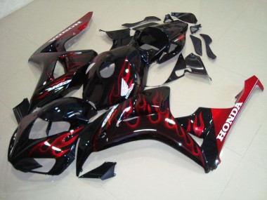 Rot Flamme 06-07 Honda CBR1000RR Motorrad Verkleidung