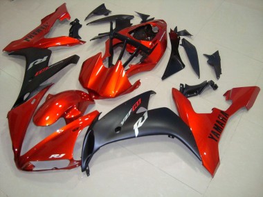 Rot Matt Schwarz 04-06 Yamaha YZF R1 Motorrad Verkleidung