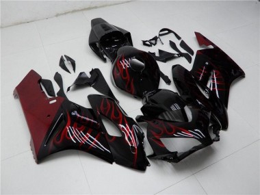 Rot Schwarz 04-05 Honda CBR1000RR Motorrad Vollverkleidung