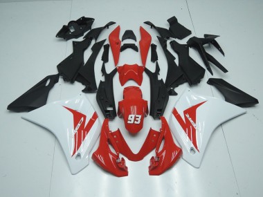 Rot Weiß 93 11-13 Honda CBR125R Motorrad Verkleidung