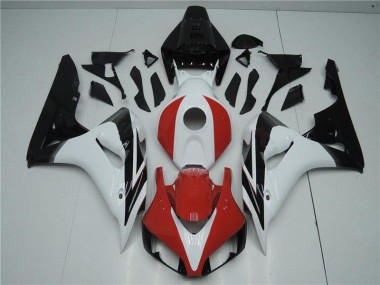 Rot Weiß Schwarz 06-07 Honda CBR1000RR Motorrad Verkleidungen