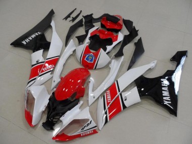 Rot Weiß Schwarz 08-16 Yamaha YZF R6 Motorrad Verkleidung Komplett Sets