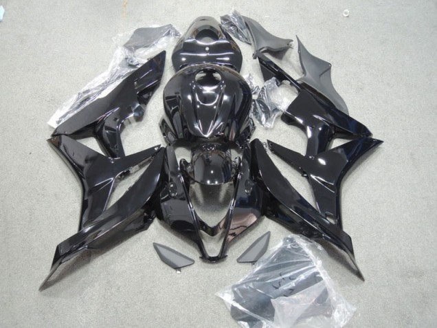 Schwarz 07-08 Honda CBR600RR Motorrad Verkleidung Komplett Sets