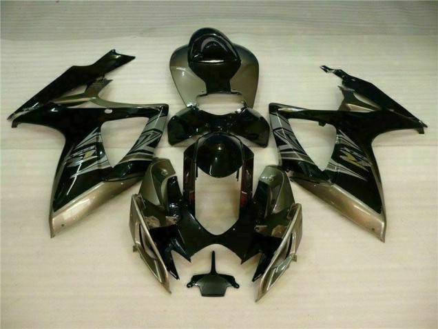 Schwarz Grau 06-07 Suzuki GSXR 600/750 Motorrad Verkleidung