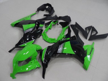 Schwarz Grün 13-16 Kawasaki ZX300R Motorrad Verkleidung