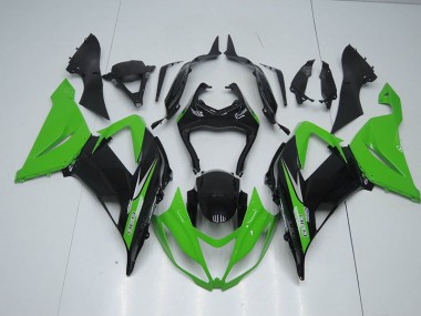 Schwarz Grün 636 13-18 Kawasaki ZX6R Motorrad Verkleidung