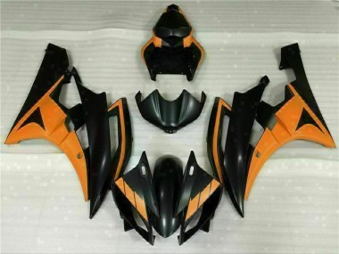 Schwarz Orange 06-07 Yamaha YZF R6 Motorrad Verkleidung