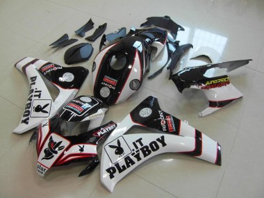 Schwarz Playboy 08-11 Honda CBR1000RR Motorrad Verkleidung