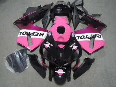 Schwarz Rosa Repsol 04-05 Honda CBR1000RR Motorrad Verkleidung