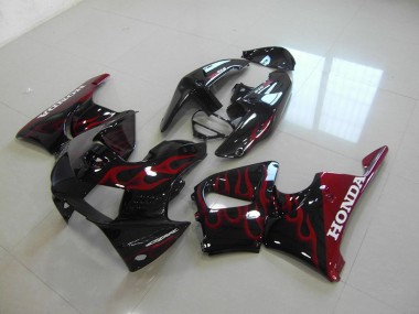 Schwarz Rot 98-99 Honda CBR900RR 919 Motorrad Verkleidungen