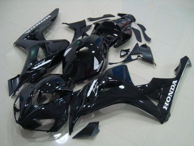 Schwarz Silber Aufkleber 06-07 Honda CBR1000RR Motorrad Verkleidung