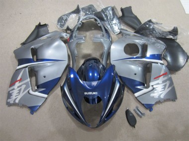 Silber Blau 96-07 Suzuki GSXR 1300 Hayabusa Motorrad Verkleidung