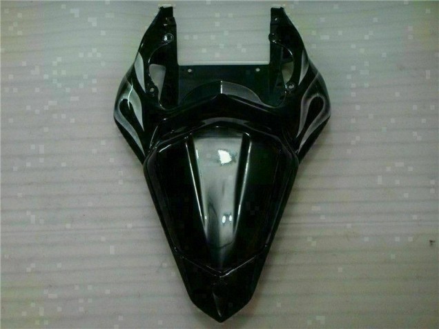 Silber Flamme Schwarz 06-07 Yamaha YZF R6 Motorrad Verkleidung