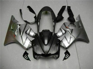 Silber Schwarz 04-07 Honda CBR600 F4i Motorrad Verkleidung