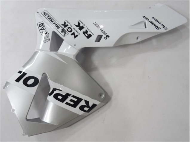 Silver Weiß Schwarz Repsol 03-04 Honda CBR600RR Motorrad Verkleidung