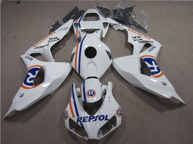 Weiß Blau Repsol 06-07 Honda CBR1000RR Motorrad Verkleidung