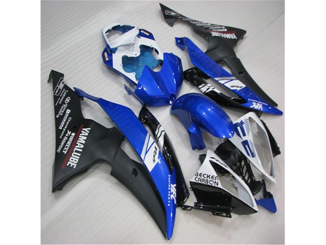 Weiß Blau Schwarz 08-16 Yamaha YZF R6 Motorrad Verkleidung