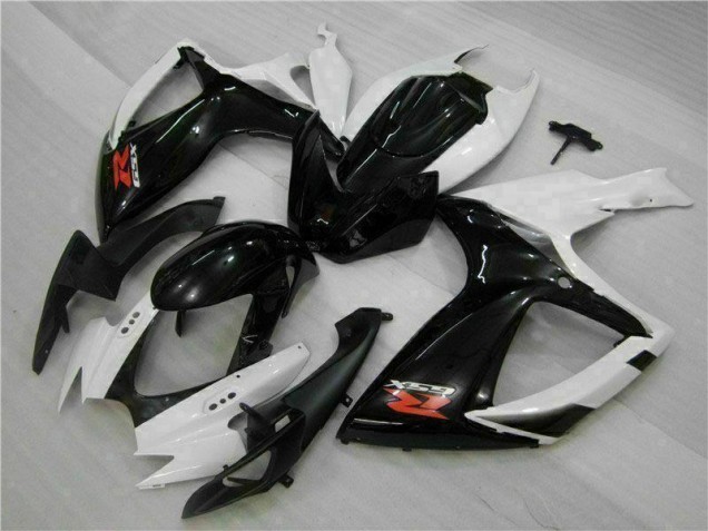 Weiß Schwarz 06-07 Suzuki GSXR 600/750 Motorrad Verkleidung